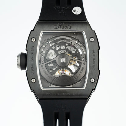 HAOFA Color Luminous Dial Carbon Fiber Automatic Watch 1970