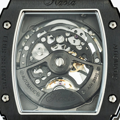 HAOFA Color Luminous Dial Carbon Fiber Automatic Watch 1970