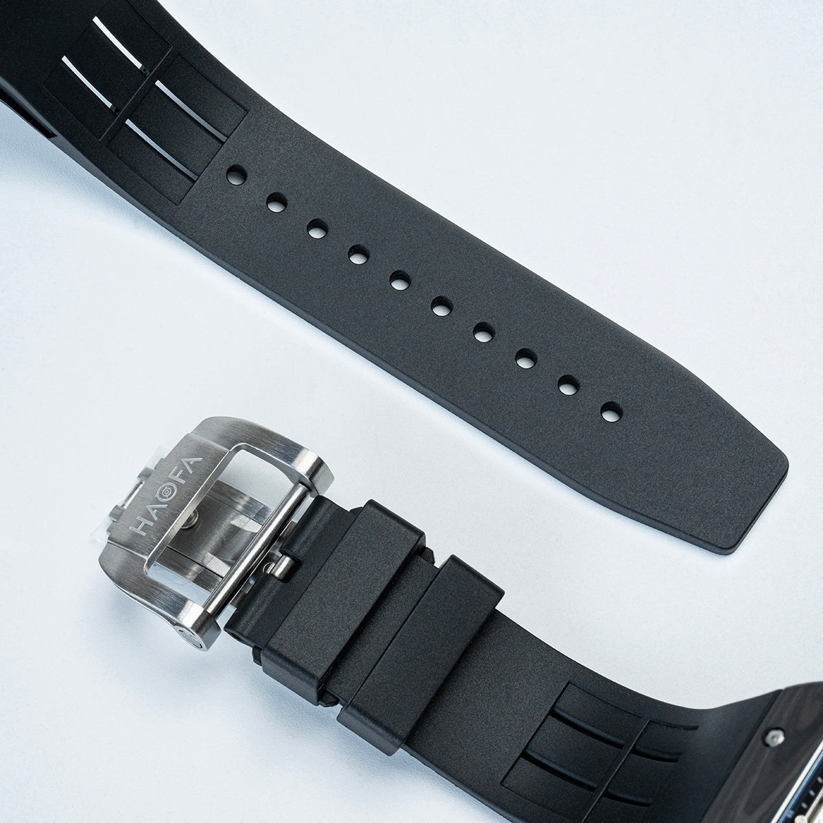 HAOFA Color Luminous Dial Carbon Fiber Automatic Watch 1970