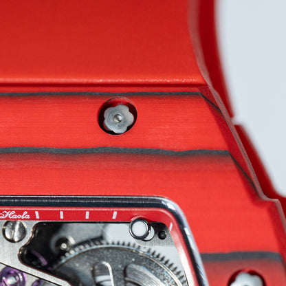 HAOFA Automatic Tourbillon Movement Free-sprung Balance 1901-1 Double Spring carbon fiber bezel Titanium magnesium