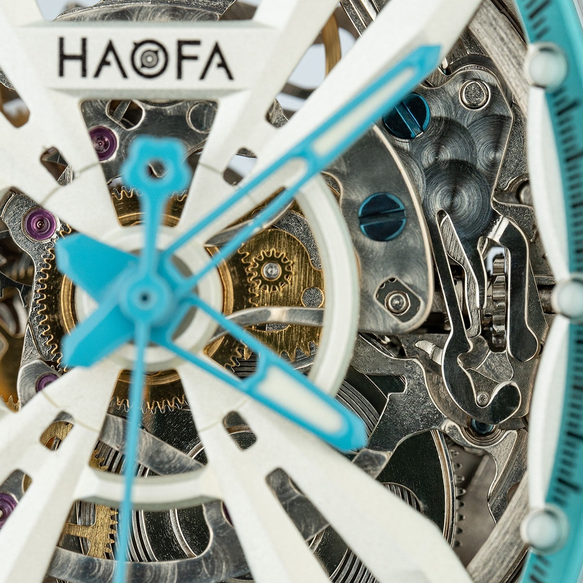 HAOFA Lady K9 Color Crystal Automatic Watch Model 2302