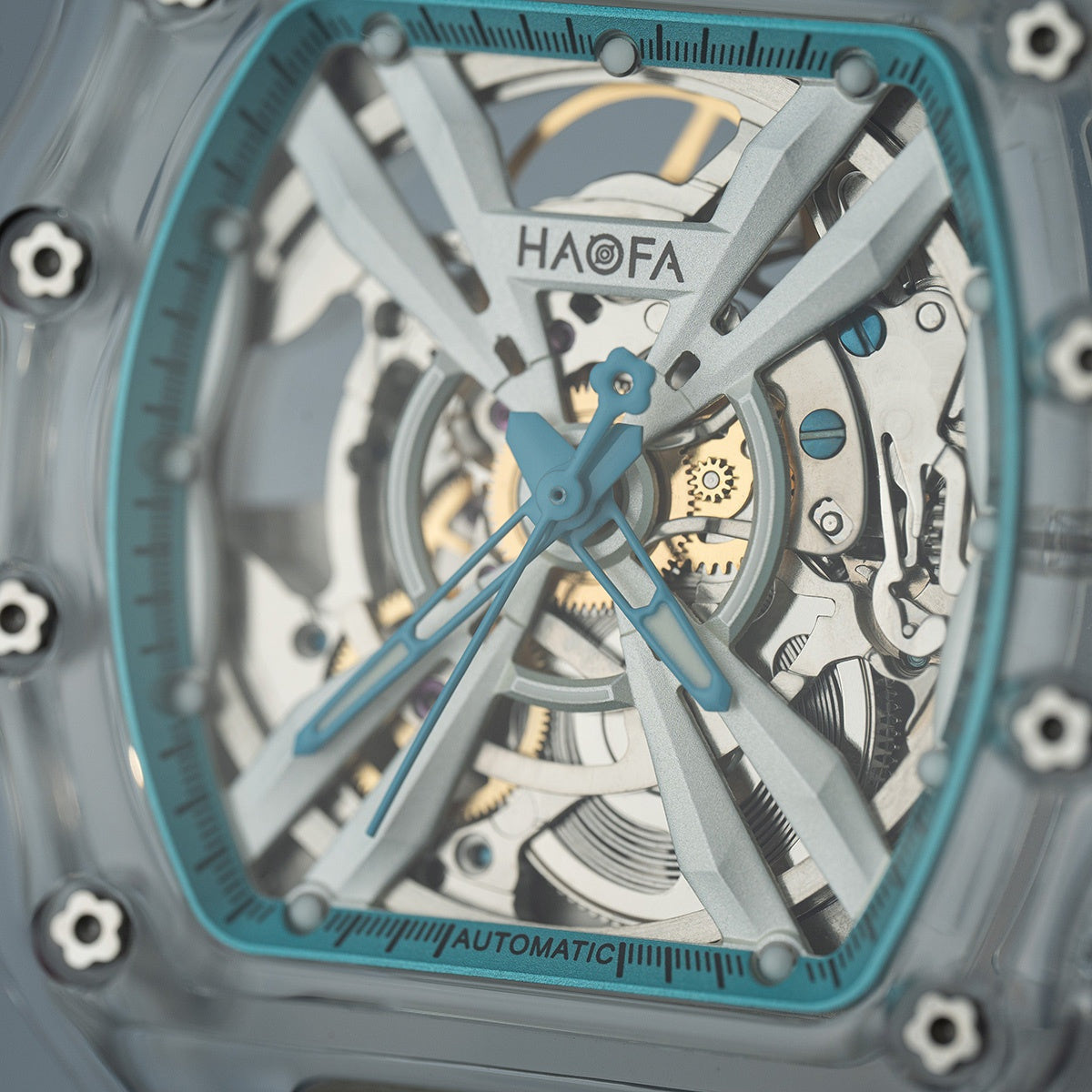 HAOFA Lady K9 Color Crystal Automatic Watch Model 2302