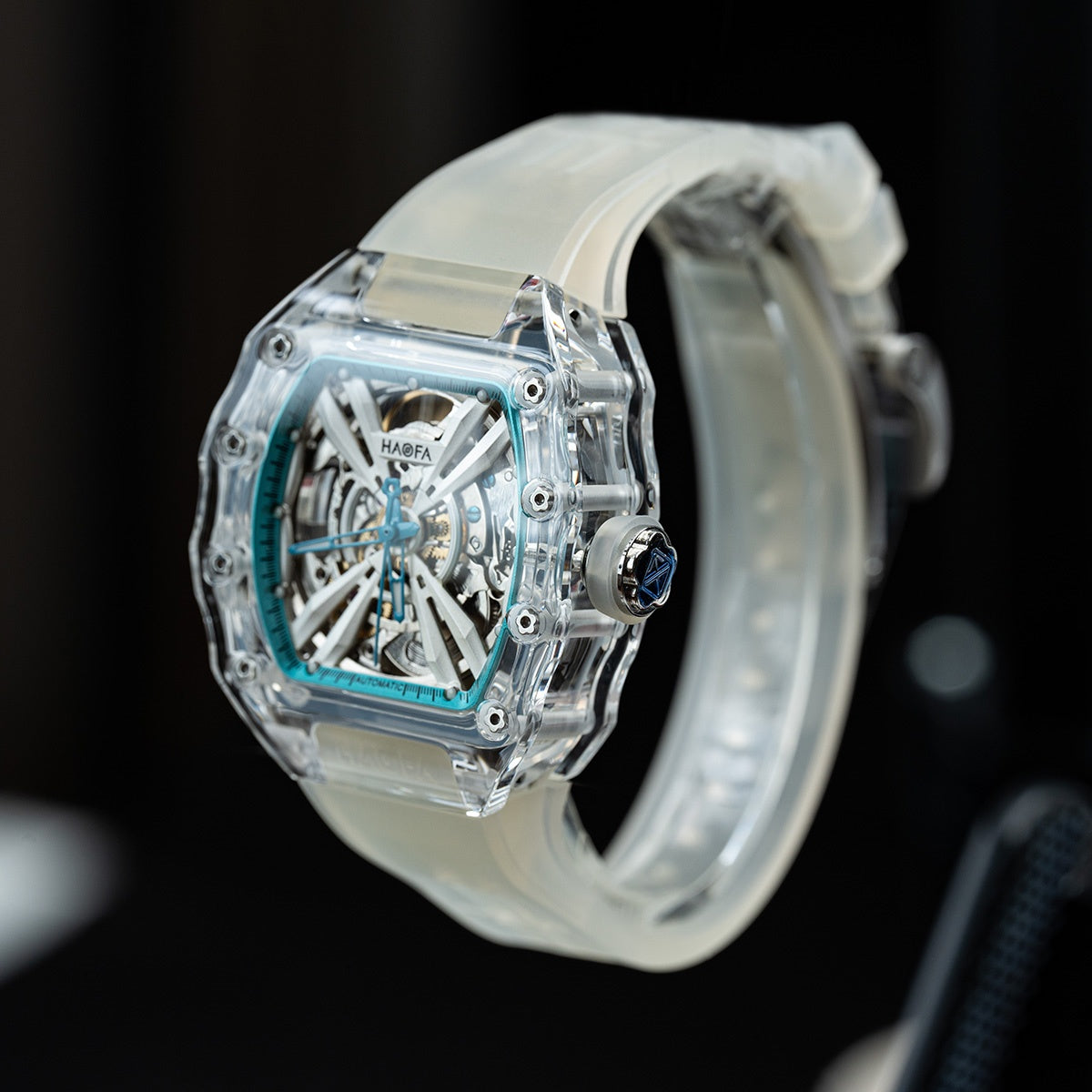 HAOFA Lady K9 Color Crystal Automatic Watch Model 2302