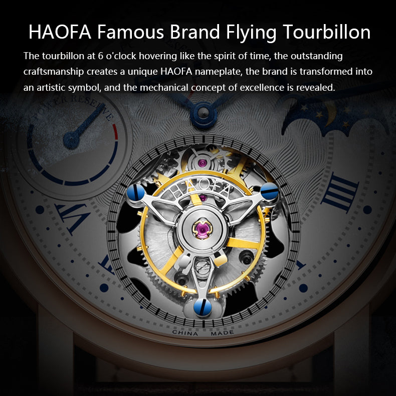 HAOFA 1016 Tourbillon Power Reserve Display