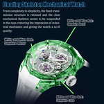 Haofa 2388 Mystery Tourbillon Manual Winding All Sapphire Crystal Watch