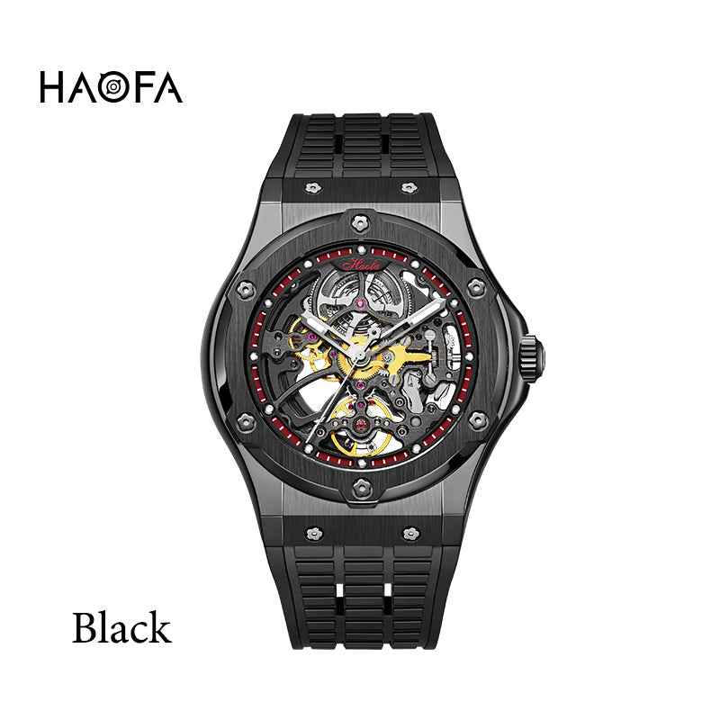 HAOFA Skeleton Watches 80 Hours Power reserve 1913