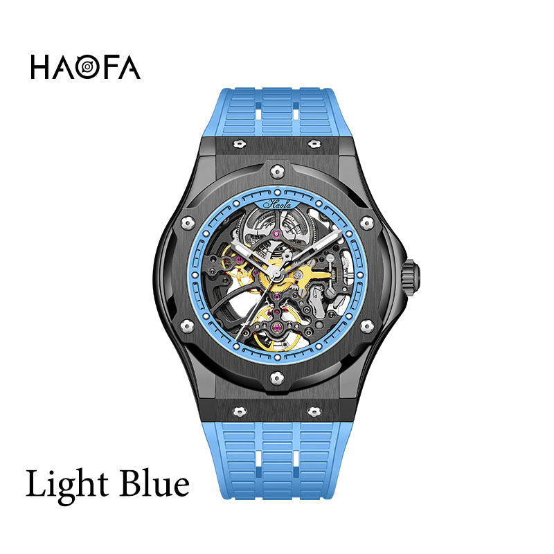HAOFA Skeleton Watches 80 Hours Power reserve 1913