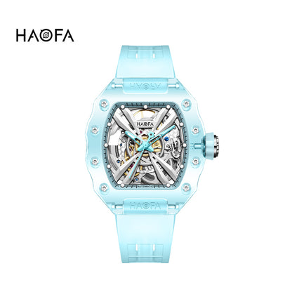 HAOFA Middle Size ultra thin K9 Crystal Automatic Watch