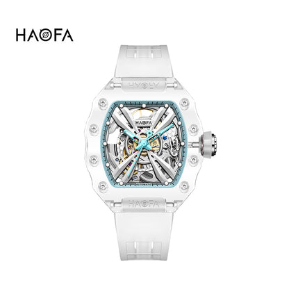 HAOFA Middle Size ultra thin K9 Crystal Automatic Watch
