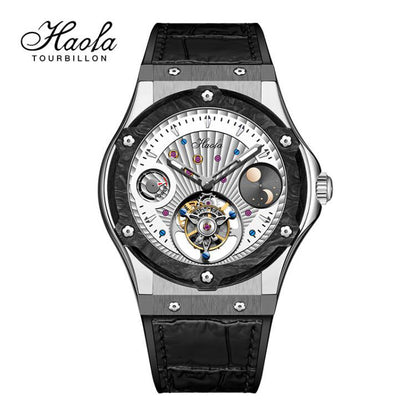 Haofa Power Reserve Day And Night Tourbillon Watch 1915