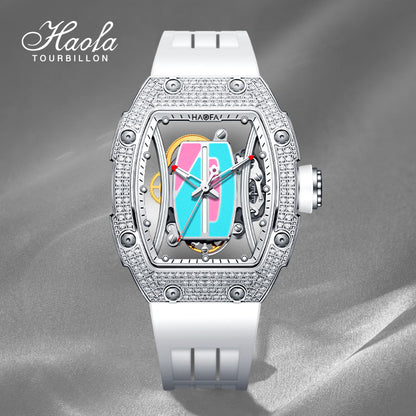 HAOFA Model 1991-1 Diamond Bezel Middle Size Automatic Watch