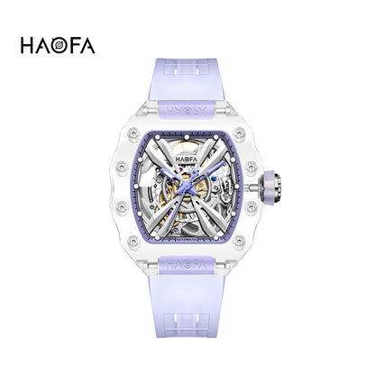 HAOFA Middle Size ultra thin K9 Crystal Automatic Watch