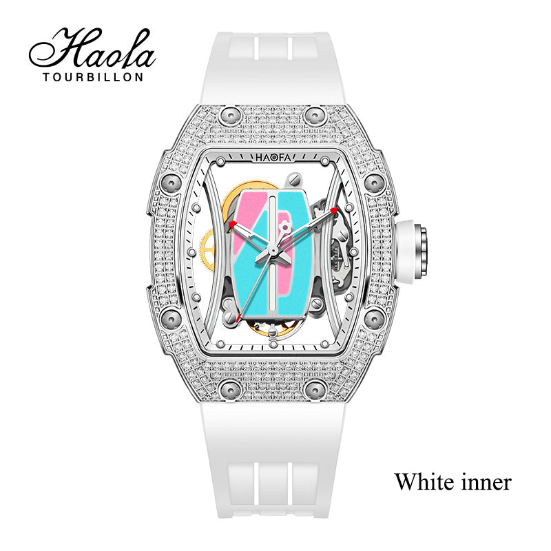 HAOFA Model 1991-1 Diamond Bezel Middle Size Automatic Watch