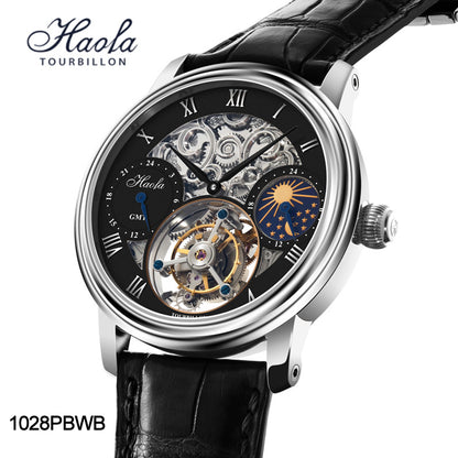 HAOFA Skeleton GMT Tourbillon Movement 1028