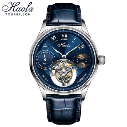 Haofa Luxury Tourbillon GMT Moonphase Watch 1038