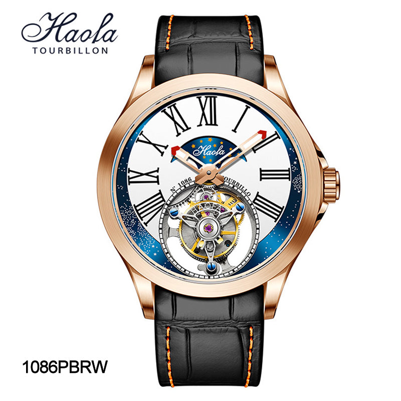 HAOFA Starry Night Sky Literally Dial Tourbillon Watch 1086