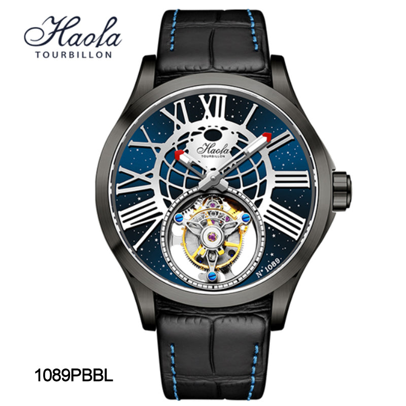 Haofa Skeleton Tourbillon Movement Watch 1089