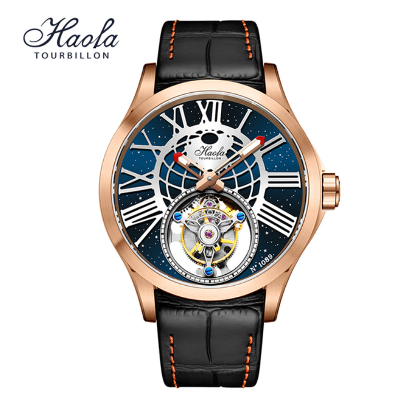 Haofa Skeleton Tourbillon Movement Watch 1089