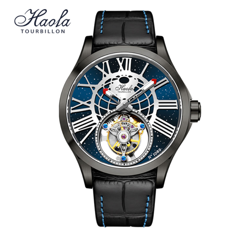 Haofa Skeleton Tourbillon Movement Watch 1089