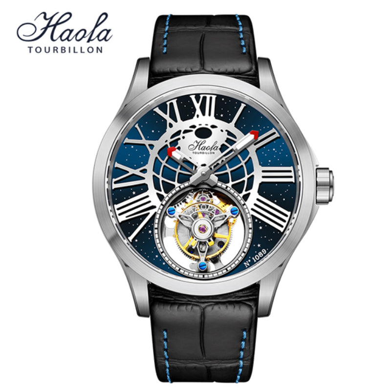 Haofa Skeleton Tourbillon Movement Watch 1089