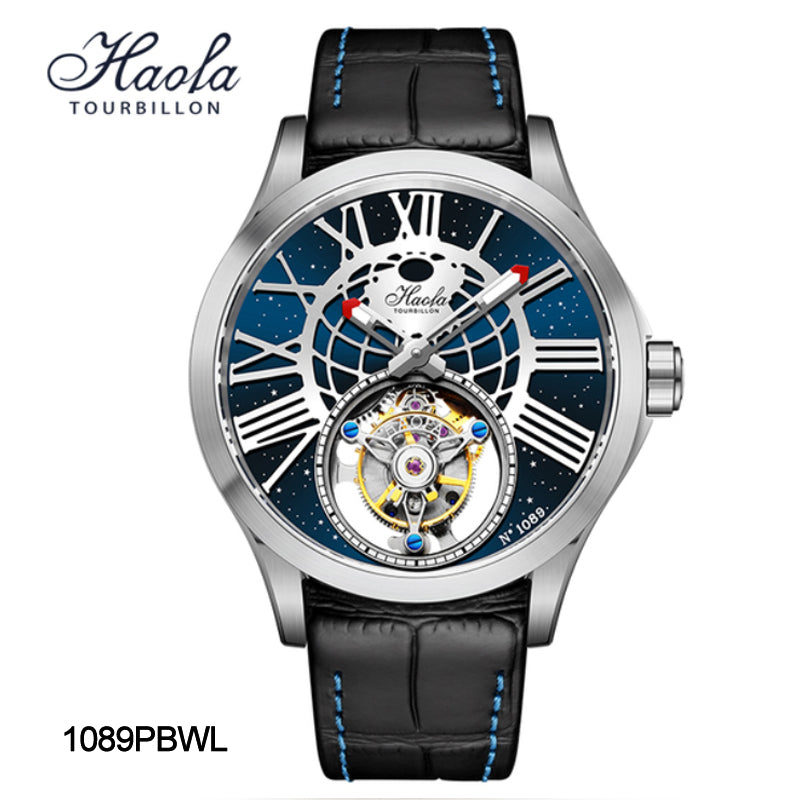 Haofa Skeleton Tourbillon Movement Watch 1089