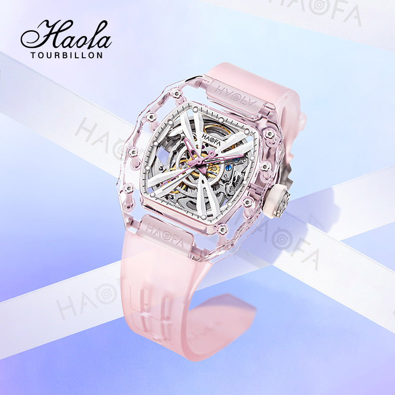 HAOFA Lady K9 Color Crystal Automatic Watch Model 2302