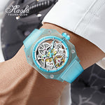 HAOFA Color Crystal Automatic Watch Power 72 Hours