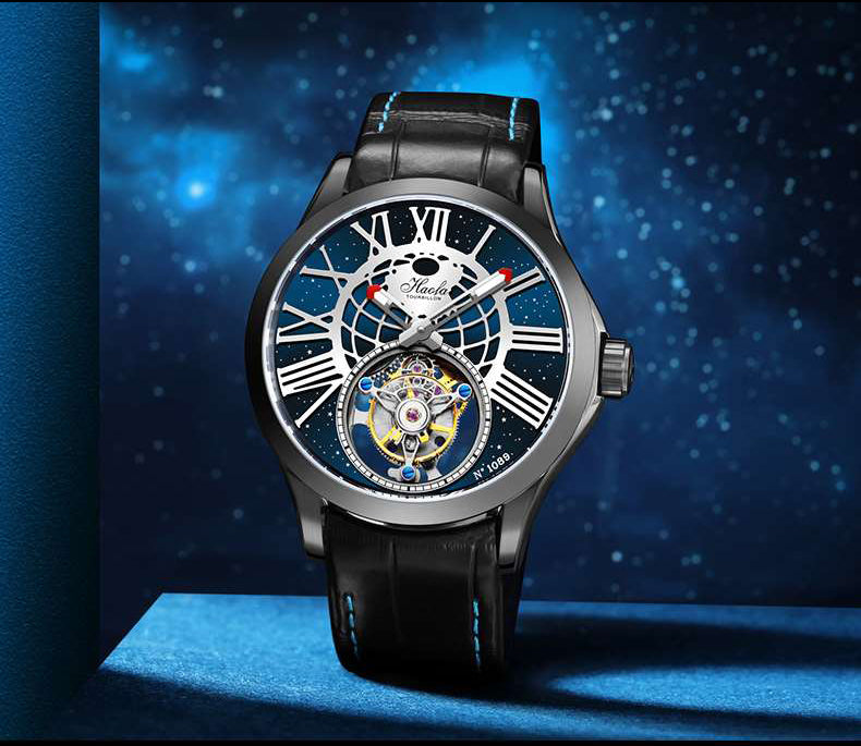 Haofa Skeleton Tourbillon Movement Watch 1089