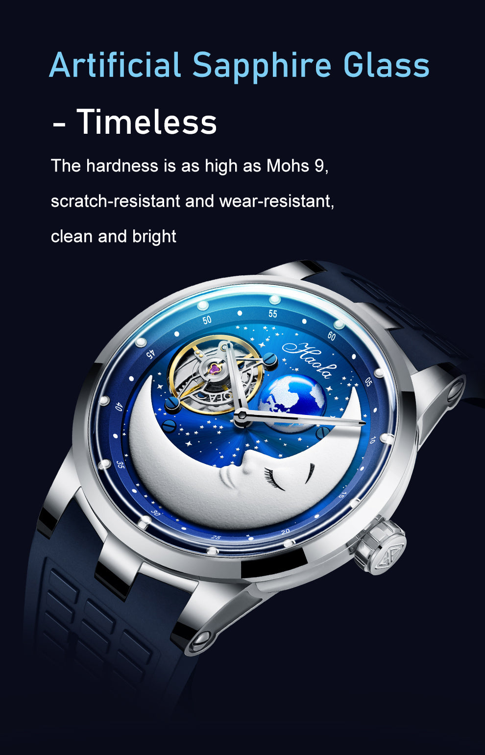 HAOFA Moon Carrousel  1953 Super Luminous Watch