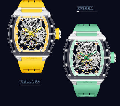 HAOFA All K9 Crystal Automatic Mechanical Watches Model 2202