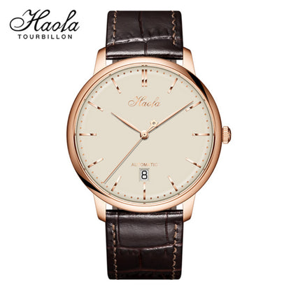 Haofa Automatic Movement Ultra-thin Calendar Watch 1606