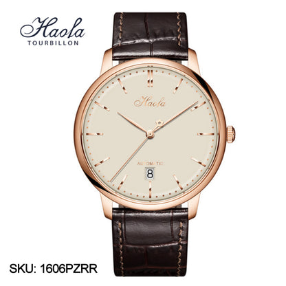 Haofa Automatic Movement Ultra-thin Calendar Watch 1606