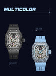 HAOFA Middle Size (37.5*43)  carbon fiber Automatic wristwatches 1906L