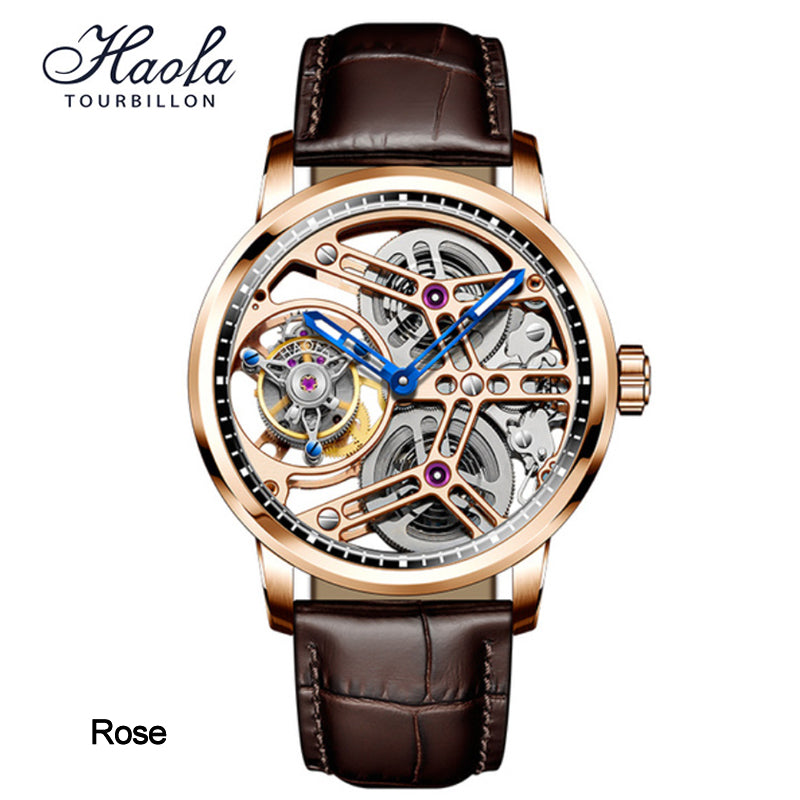 Haofa Tourbillon 1940 double spring drive watch