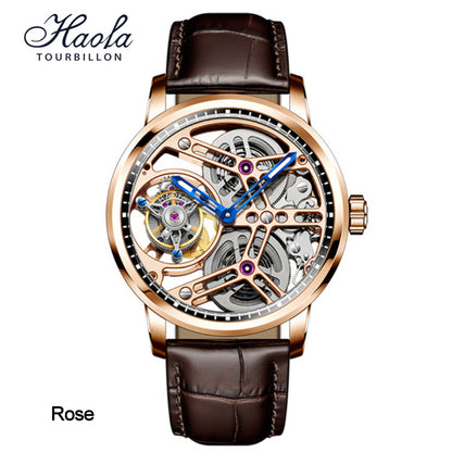 Haofa Tourbillon 1940 double spring drive watch