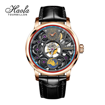 HAOFA new model 1938 Center  4 Barrel tourbillon ，120 hours power ,Most collectible art