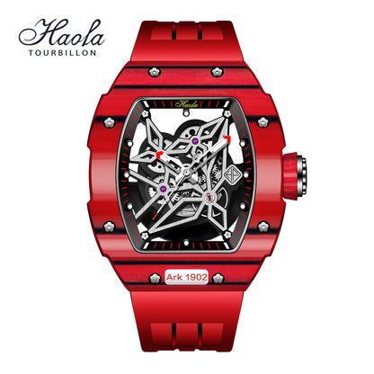 HAOFA Skeleton Carbon Fiber Automatic Watch 1902