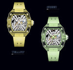 HAOFA Middle Size ultra thin K9 Crystal Automatic Watch