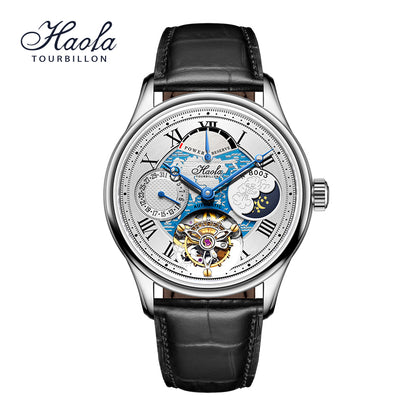 Haofa Date Display Tourbillon Watch Day And Night 8003