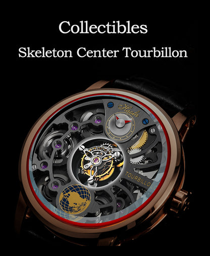 HAOFA new model 1938 Center  4 Barrel tourbillon ，120 hours power ,Most collectible art