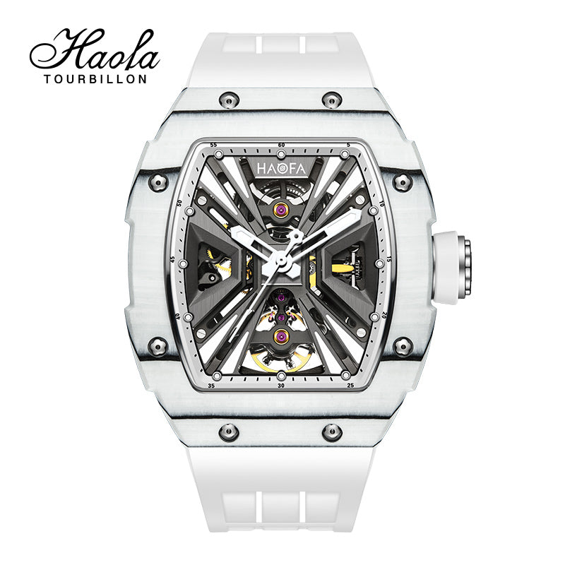 HAOFA Model 1929 Carbon Fiber Bezel 80 hours Power Automatic Movement watches