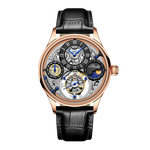 Haofa  GMT Day And Night  Tourbillon Movement Watch 1035 top finish case