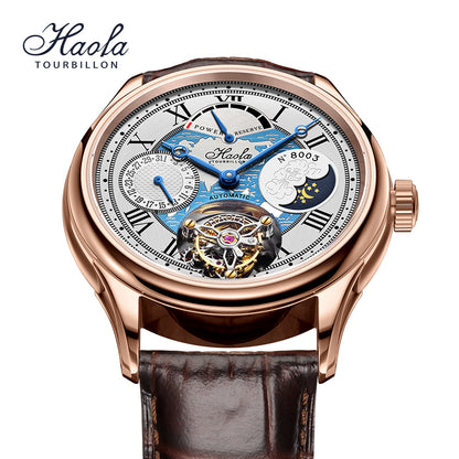 Haofa Date Display Tourbillon Watch Day And Night 8003