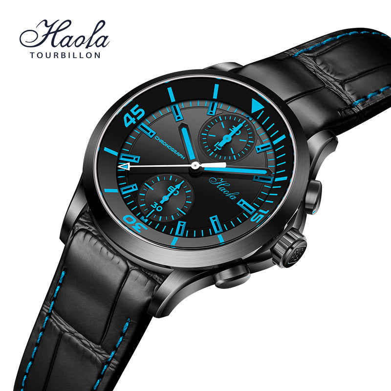 Haofa Automatic Mechanical Chronograph Watch 1600