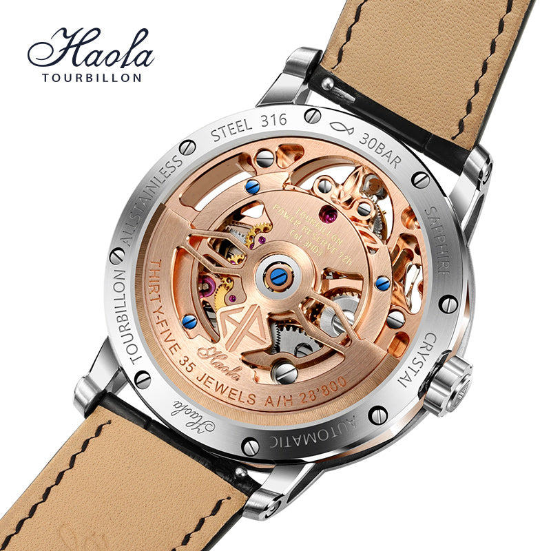 HAOFA Automatic Tourbillon Double Spring watch 1931