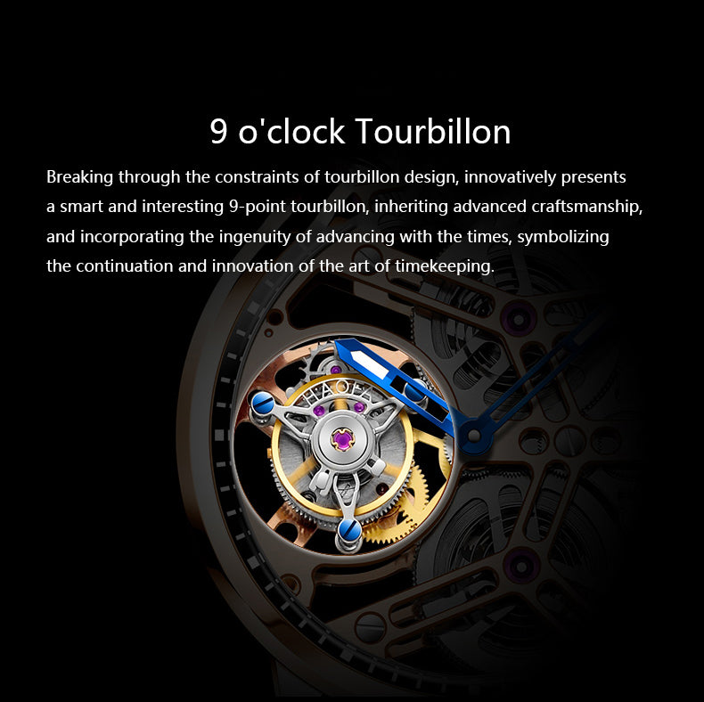 Haofa Tourbillon 1940 double spring drive watch