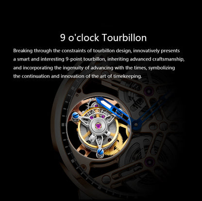 Haofa Tourbillon 1940 double spring drive watch