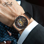 HAOFA Skeleton Watches 80 Hours Power reserve 1913