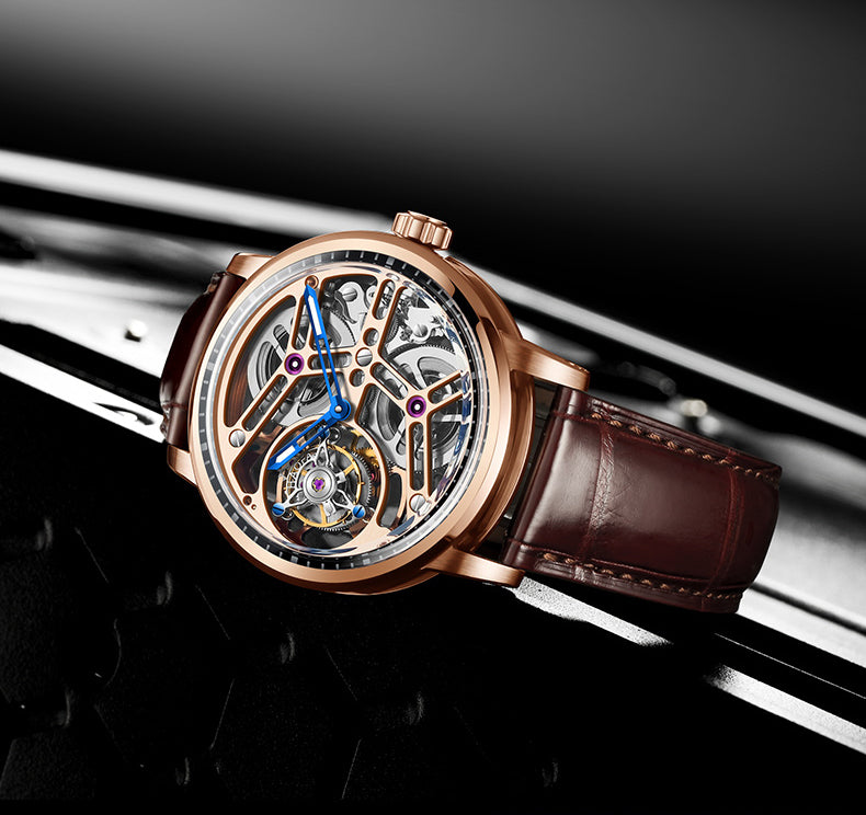 Haofa Tourbillon 1940 double spring drive watch