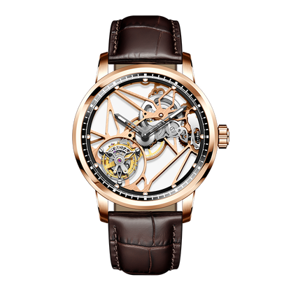 Haofa Luxury Skeleton 7 clock Tourbillon watch 1925B